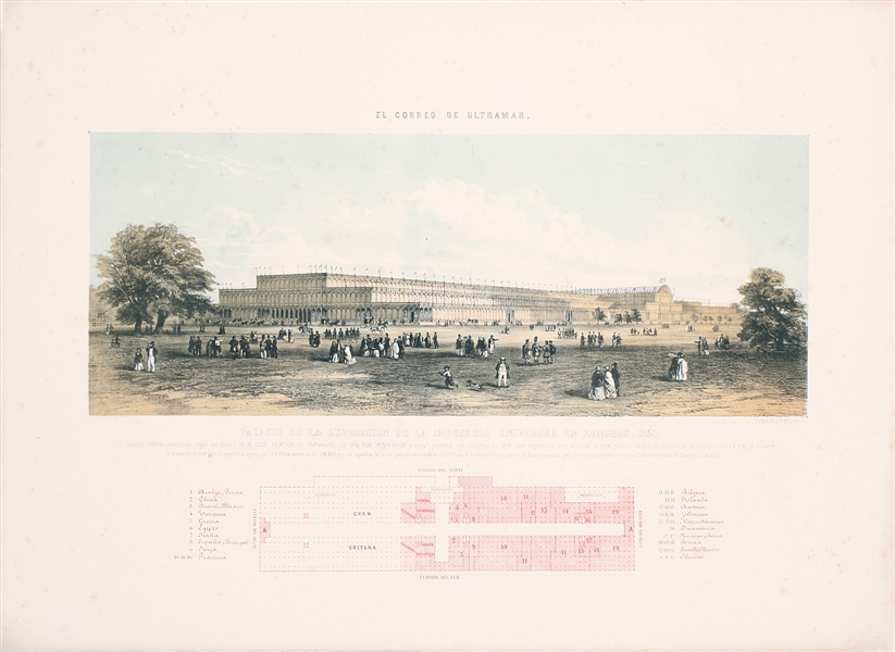 Palacio de la Exposicion de la Industria Universal by Anonymous. 1851
