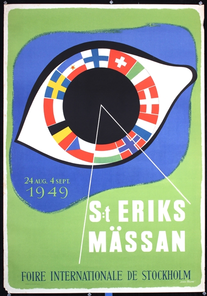 Foire Internationale de Stockholm - S. Eriks MÄssan by Jerry Roupe. 1949