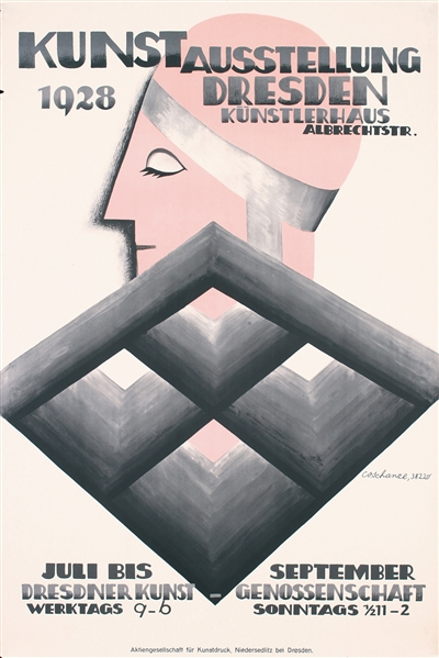 Kunstausstellung Dresden by Clemens Oskar Schanze. 1928