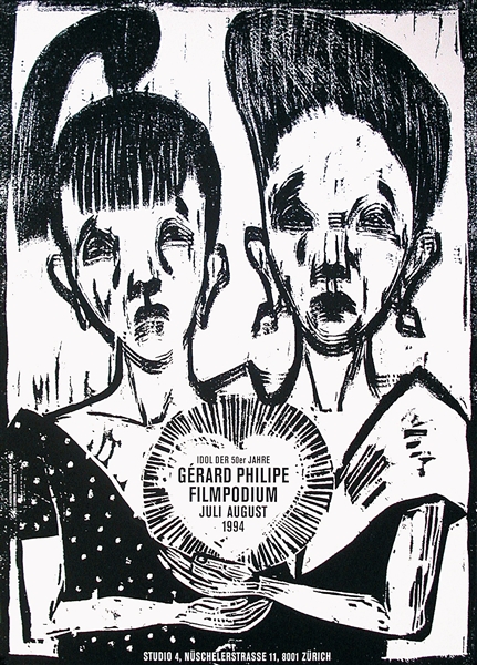 Filmpodium - Gérard Philipe by Paul Brühwiler. 1994