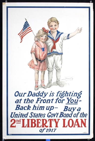 Our Daddy is fighting for you by Dewey. 1917