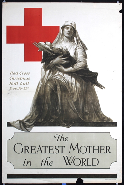 The Greatest Mother in the World (Red Cross) by Alonzo Earl Foringer. 1918