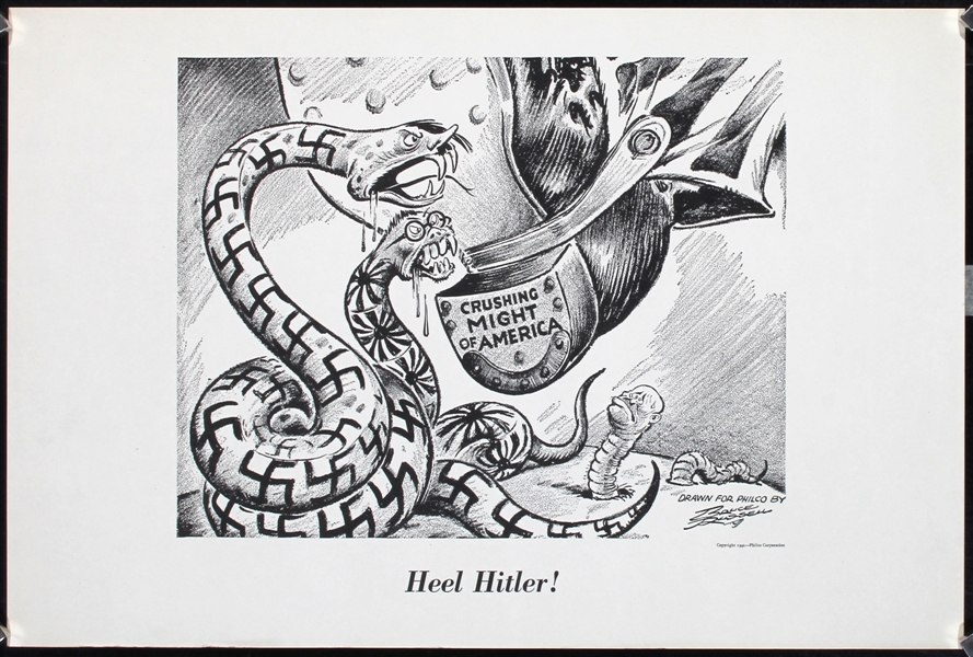 Heel Hitler by Bruce Russell. 1942