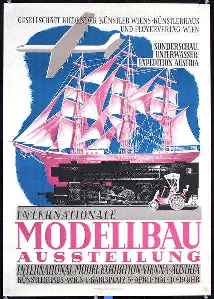 Modellbau Ausstellung by Monogr.  ES. ca. 1950