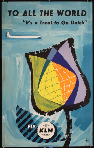 KLM - To All The World by Unger. ca. 1956