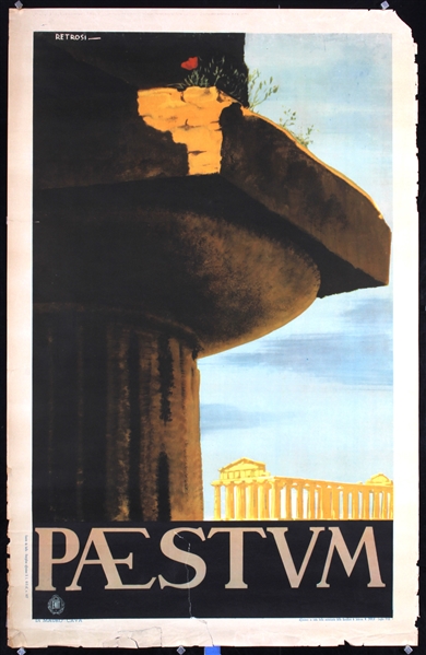 Paestum by Virgilio Retrosi. 1950