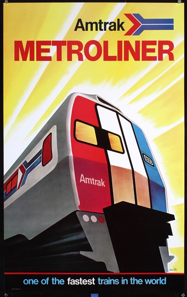 Amtrak - Metroliner by David F. Klein. 1973