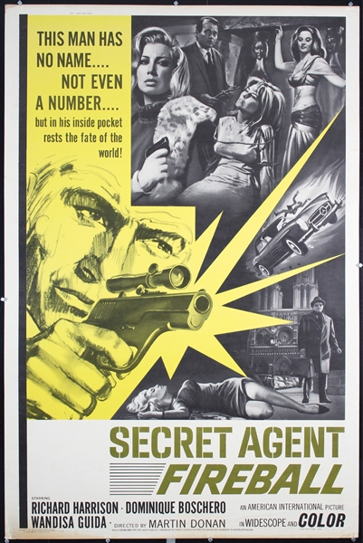 Secret Agent Fireball by Anonymous - USA. 1965