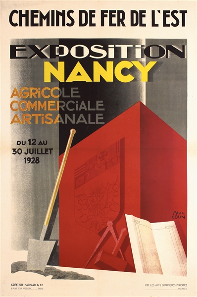 Exposition Nancy by Paul Colin. 1928