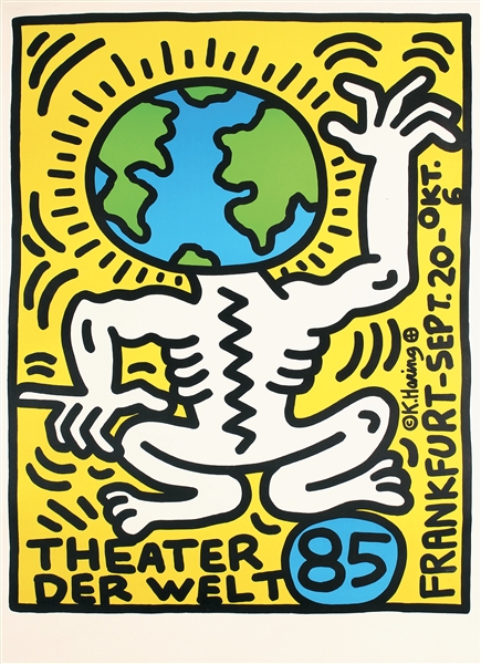 Theater der Welt by Keith Haring. 1985