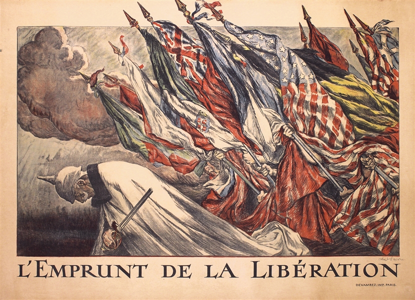 L´Emprunt De La Liberation by Jules Abel  Faivre. ca. 1918