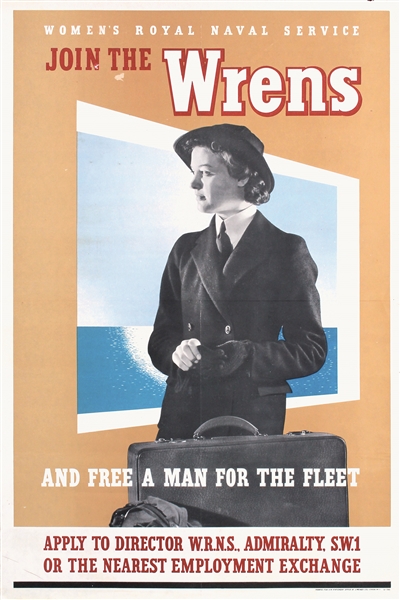 Join the Wrens - Womens Royal Naval Service by Anonymous. ca. 1943