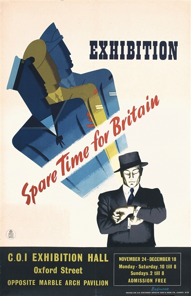 Exhibition - Spare Time for Britain by Bodimeade. ca. 1950