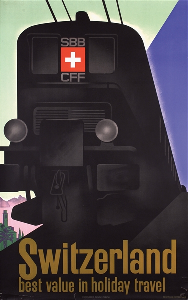 Switzerland by Willy Trapp. 1932
