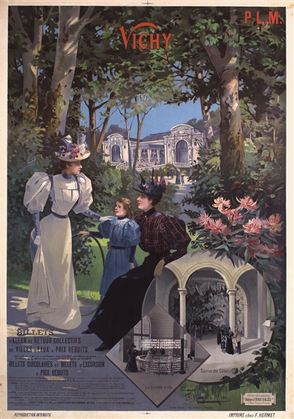Vichy - P.L.M. by Frederic-Hugo de Alesi. ca. 1898