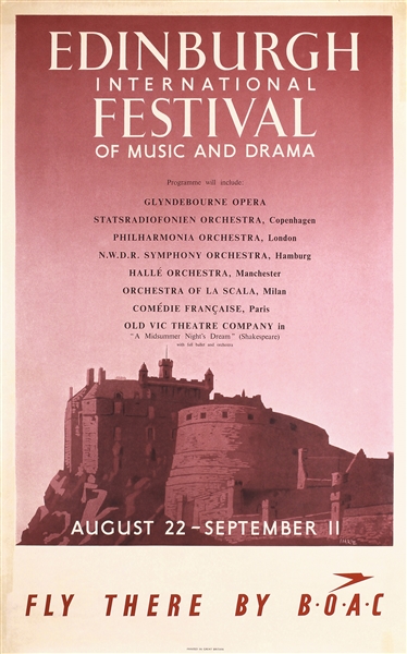 Edinburgh International Festival by Imrie. ca. 1960