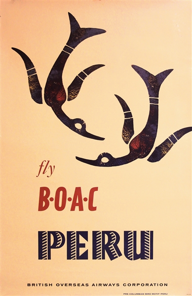 BOAC - Peru by Anonymous. ca. 1960