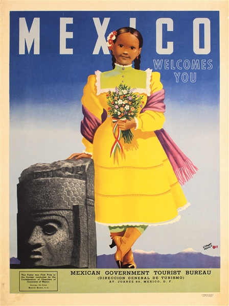 Mexico welcomes you by Germán Horacio. 1953