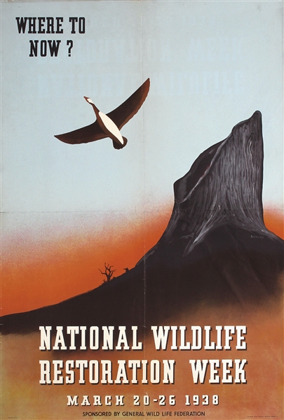 National Wildlife Restoration Week by Leolin Addison  Barker. 1938