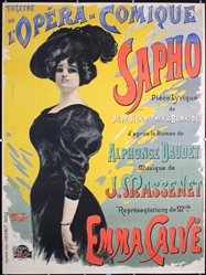 LOpera Comique - Sapho by Pal. 1897