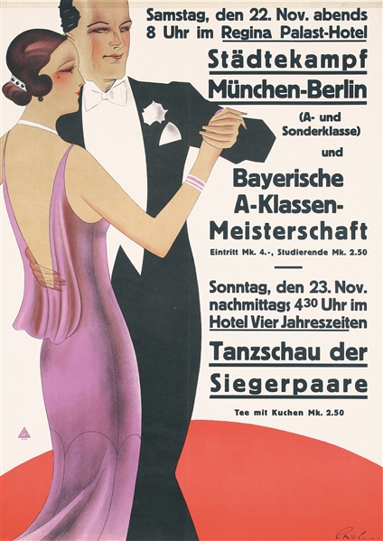 Städtekampf München-Berlin by Ernst Böhm. 1930