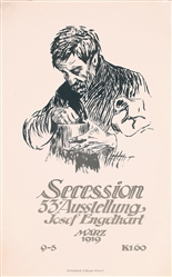 Secession 53. Ausstellung by Josef Engelhart. 1919