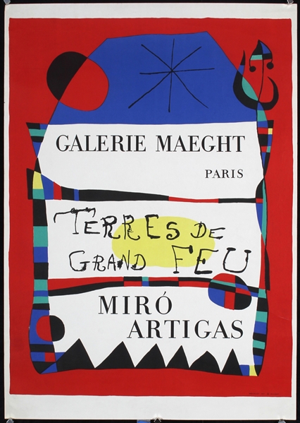Terres de Grand Feu (Later Edition) by Jean Miro. ca. 1960