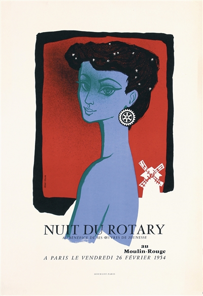 Nuit du Rotary by Jean Colin. 1954