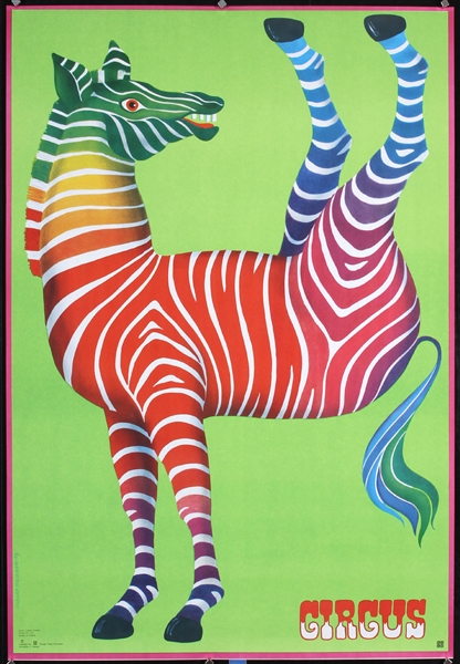 Cyrk (Zebra) by Hubert Hilscher. ca. 1979