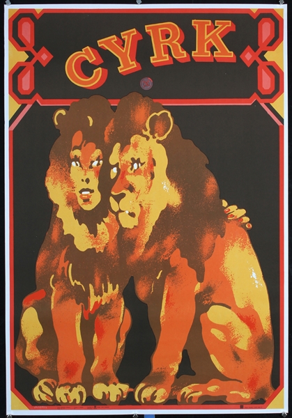 Cyrk (Lions) by Waldemar Swierzy. ca. 1979