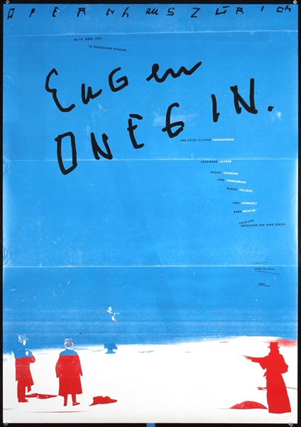 Eugen Onegin by Karl Dominic Geissbühler. 1991