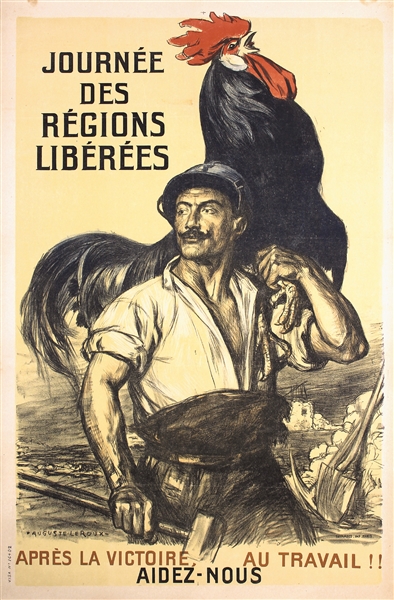 Journee des Regions Liberees by Auguste Leroux. ca. 1920
