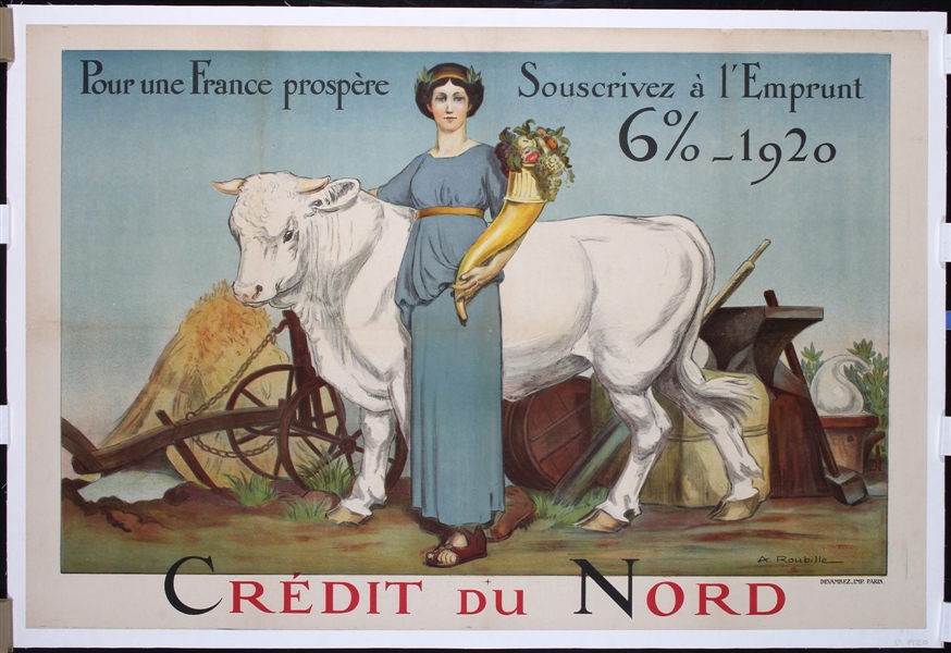 Credit du Nord by Auguste Roubille. ca. 1920