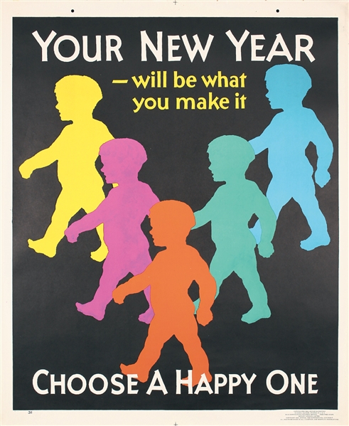 Your New Year - Choose a happy one by Anonymous. 1929