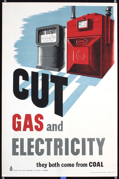 Cut Gas and Electricity by Anonymous. ca. 1944