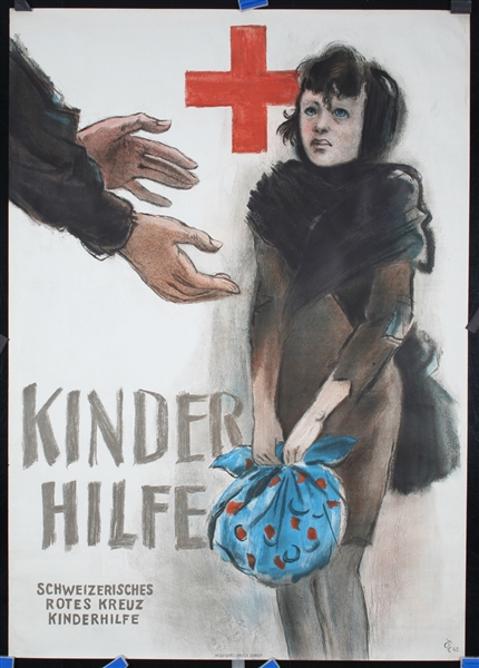 Kinder Hilfe - Rotes Kreuz by Hugo Laubi. 1942