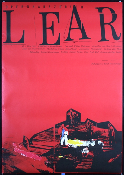 Lear by Karl Dominic Geissbühler. 1988