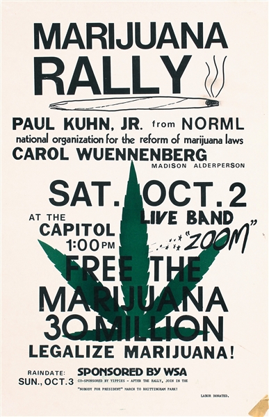 Marijuana Rally by Anonymous. ca. 1975