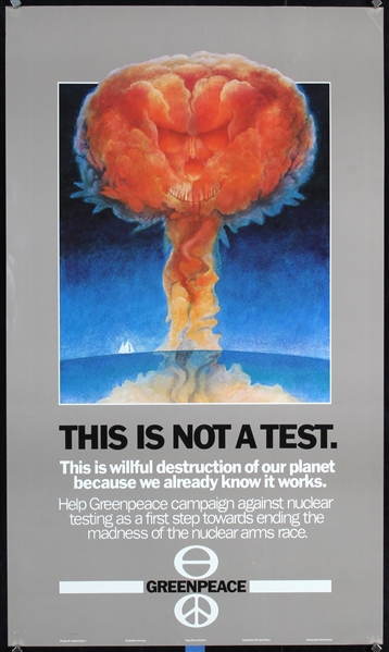 Nuclear Arms Race (4 Anti-War Posters) by Wayne Joseph Gagnon. 1980 - 1987
