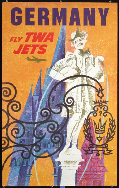 TWA - Germany by David Klein. ca. 1965