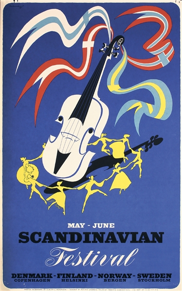 Scandinavian Festival by Henry Thelander. 1957