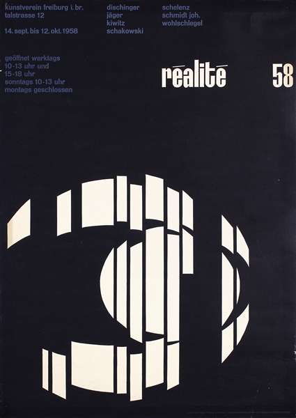 réalité 58 by Bert Jäger. 1958