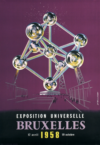 Exposition Universelle Bruxelles by Robert d´ Hooge. 1958