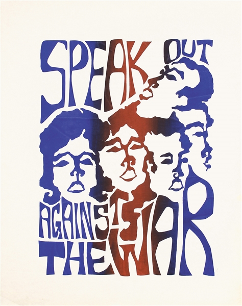 Speak Out Against The War by Anonymous. ca. 1968