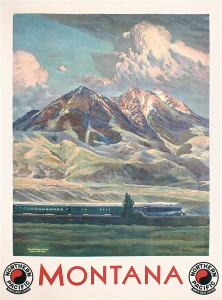 Northern Pacific - Montana by Gustav Krollmann. ca. 1935