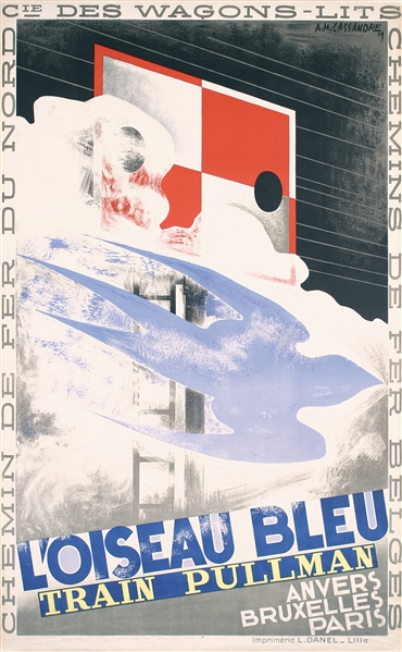 LOiseau Bleu by A.M. Cassandre. 1929