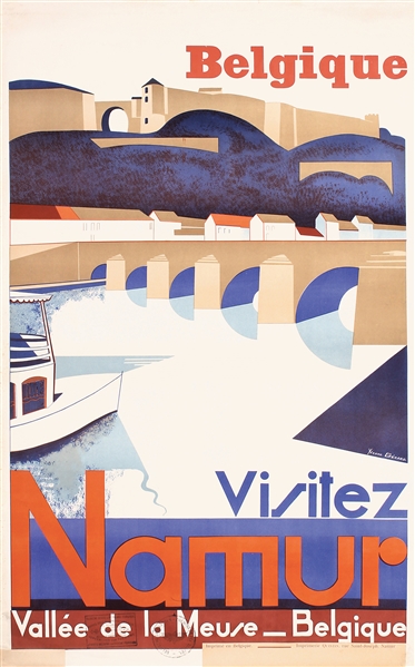 Belgique - Visitez Namur by Yvonne Gerard. 1937