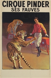 Cirque Pinder (Tiger), ca. 1950