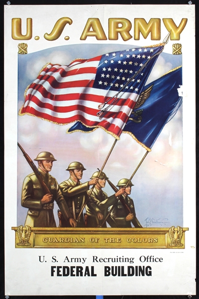 US Army - Guardian of the Colors by Tom Woodburn, 1936