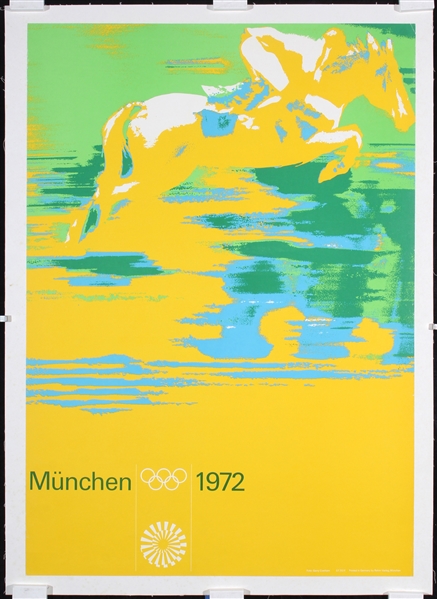 Olympic Games München (Horse Jump) by Otl Aicher, 1972